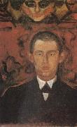 Edvard Munch Self-Portrait oil painting
